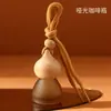 Botella Vacía de Perfume para Coche de Fábrica, Vidrio Mate, Tapa de Madera, Botella Difusora de Aceites Esenciales, Vendedor Caliente Transfronterizo de Amazon