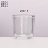 Atacado do Fabricante Copo de Vela Espessado Copo de Vidro para Aromaterapia Suporte para Vela de Fragrância Decoração Quarto Copo de Vela de Vidro Transparente