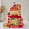 Paz, Felicidade, Boa Saúde, Feliz Aniversário Pai, Inserções Decorativas para Bolo de Cigarro e Vinho, Conjunto de Enfeites Cheio de Bênçãos