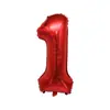 Versão Americana Figura Magra 32 polegadas Ouro Rosa Vermelho Preto Número Balão de Folha de Alumínio Decoração de Aniversário