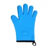 Guantes de Silicona Resistentes al Calor para Uso Comercial, Longitud Extendida, Antiquemaduras para Horno, Horneado, Engrosados, Antideslizantes, En Stock al por Mayor, Teflón