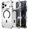 Adequado para Iphone18Promax Capa de Telefone Magnética Ondulada Apple 17Pro Transparente 16 Anti-Queda 15 Capa Protetora