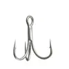 Dexin 6066-2X3 Anzuelo Triple Anzuelo de Ancla Triple Anzuelo de Garra Triple Anzuelo de Pesca de Ancla Recubierto de Teflón Recubrimiento de Níquel Negro para Exteriores
