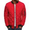 Comercio exterior Chaqueta casual para hombre 2020 talla europea transfronteriza chaqueta slim para hombre de color sólido acolchada con rombos al por mayor