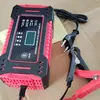 Cargador de Batería 12V6A Cargador de Batería de Coche Cargador de Batería de Motocicleta Cargador de Batería