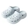 Nuevos Zuecos de Verano EVA con Suela Gruesa para Aumentar la Altura para Mujer, Duraderos, Antideslizantes, Adecuados para Uso en Exteriores, Sandalias Versátiles Cerradas para el Hogar