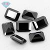 Huagang Gem Rectangular Biselado Coche Plano Combinación Multicolor Circonia Piedra Desnuda Color Esmeralda Anillos de Corte Lote
