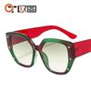 Nuevas Gafas de Sol de Color de Contraste 6611 Gafas de Sol para Hombre y Mujer Moda Europea y Americana Color Gafas Transfronterizas Venta al por Mayor