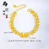 No Mesmo Estilo da Loja Dourada, a Pulseira com Laço e Contas Disco Cintilantes Cor Dourado Areia é Exquisite e de Alto Padrão, um Presente para uma Princesa em Movimento, ou um Presente para uma Namorada