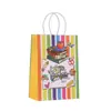 Bolsa de mano de papel kraft Bolsa de regalo para el Día del Maestro bolsa de embalaje con texto impreso bolsa de papel para compras bolsa de regalo al por mayor