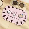 Jogo Americano de Pet Fofo Desenho Animado Impermeável Tapete de Mesa à Prova de Vazamento Antiderrapante À Prova de Respingo Tapete de Chão Tapete de Alimentação para Gato Resistente ao Desgaste Anti-risco Tapete