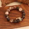 Pulseira de Cristal Natural Super Sete Ouro Negro Citrino Cobra Dourada Pulseira Original Pulseira Popular Xiaohongshu Atacado
