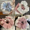 Scrunchie Estilo Coreano Zhao Lusi High-End Estético Ins Estilo Universitário Prendedor de Cabelo Estilo Doce Faixa de Cabelo Feminina