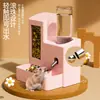 [Selección Premium] Comedero para Hámster con Compartimento Integrado para Comida Seca y Húmeda, Disponible en Múltiples Colores, Suministros para Mascotas Directamente de la Fábrica Fuente