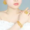 Collares, Pulseras, Anillos, Pendientes de Venta Caliente Transfronterizos, Conjuntos Completos de Circonita de Nicho de Alta Gama Tendencia Europea y Americana, Accesorios para Fiestas