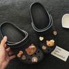 Bite Batom Buraco de Maçã Sapato Fivela de Sapato DIY Removível Fofo Comida Brinquedo Botão Sapato Flor Decoração do Cabedal Atacado