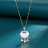 Collar Elaine de Plata de Ley S925 con Cierre Ruyi Seguro para Mujer, Madreperla Blanca, Versátil, Tendencia Nacional, Lujo Ligero, Nicho, Collar de Gama Alta