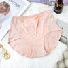 Calcinha Feminina Rc Algodão Tamanho Médio-Grande Algodão Puro Jacquard Frontal Seda Gelada Feminina 302 Ziqili Slim Fit