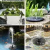 Novo Modelo do Fabricante em Estoque: Fonte Solar para Lagos de Peixes Externos, Elemento de Água Flutuante com Design de Fluxo Circular de Água, Inclui Bateria e Luzes Coloridas