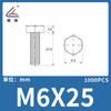 Tornillo de hexágono exterior de nylon Lianyang perno de plástico tornillo de nylon cabeza de lenteja tornillo de hexágono exterior tornillo aislante de hexágono exterior Blanco