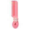 Pente Pequeno de Desenho Animado para Crianças, Mini Pente Portátil, Pente de Cabelo para Meninas de Casa, Pente Alisador