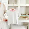 Ropa Infantil Verano Holgada Camiseta de Manga Corta Niños Camisetas Casuales de Color Contrastante para Niños y Niñas Camisas de Verano de Manga Corta para Bebé