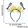 Diadema Ceremonia de Graduación Fiesta Decoración Recuerdo Fotográfico Accesorio para el Cabello Borla Letra Tridimensional Diadema Temporada de Graduación