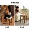 Taburete de Comedor de Madera Maciza Taburete de Comedor para el Hogar Preparación de Madera Original Silla de Comedor Silla Apilable para Restaurante Tocador Simple para Dormitorio Taburete de Maquillaje