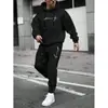 Sudadera con Capucha de Invierno Nueva para Hombre con Letras Estampadas del Logo, Sudadera de Manga Larga Holgada Chaqueta Tk