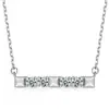 Joyería Transfronteriza Plata Circonita para Mujer Plata de Ley 925 Diseño de Collar Moda Europea y Americana Colgante Ins Venta al por Mayor