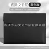 Bolsa de Arquivo em Couro PU A4 Bolsa de Armazenamento para Escritório Bolsa para Documentos Impermeável Fechos de Negócios Bolsa de Armazenamento Logo Imprimível