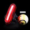 Luz Traseira de Bicicleta com Carregamento USB Ciclismo Noturno Bicicleta de Estrada Noturna Luz de Mountain Bike Equipamento de Ciclismo Luz de Alerta de Bicicleta