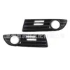 Adequado para Volkswagen 06-09 Polo Moldura da Lanterna de Neblina do Para-choque Dianteiro Grelha da Tampa da Lanterna de Neblina Moldura da Grelha Tampa da Lanterna Anti-Nevoeiro