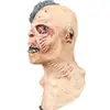 Máscara com Capuz Cérebro Pequeno de Terror Halloween Zumbi Assustador Baile de Máscaras Casa Assombrada Sala Secreta Adereços de Pegadinha Zumbi