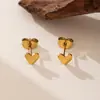 Conjunto de Colar de Aço Titânio para Mulheres Dongguan Transfronteiriço, Conjunto de Colar e Pulseira de Coração de Alta Qualidade, Conjunto de Joias da Moda Leve de Luxo
