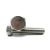 Pernos hexagonales extendidos de fabricación estadounidense, Pernos roscados hexagonales externos de alta resistencia con cabeza plana, Tornillos de conexión de rosca completa y media rosca