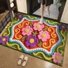 Fabricante de felpudo de entrada estilo lana 3D transfronterizo, alfombrilla de baño, alfombrilla de tierra de diatomeas, alfombrilla de baño antideslizante