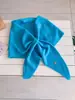 Chal Triangular Grande de Punto de Color Sólido de Alta Gama Estilo Coreano para Mujer Otoño Invierno Nuevo de Moda Caliente Protector de Cuello Bufanda
