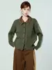 Jaqueta Cardigan de Tricô Falsa Duas Peças com Gola Polo Torcida de Manga Longa para Mulheres, Outono e Inverno 2026 Casaco Casual Solto