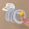 Goma para el Cabello de Espiral de Alambre para Mujer 2026 Nuevo Modelo Anillo para el Cabello con Acabado de Alta Gama, Banda para el Cabello para Cola de Caballo y Moño, No Daña el Cabello, Accesorio para el Cabello