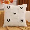 Fundas de Almohada Europeas y Americanas para Halloween, Lona con Borlas de Calabaza, Temática de Fantasmas Otoño Acción de Gracias, Envío Directo de Fábrica de Comercio Exterior