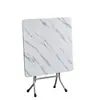 Mesa de Comedor Plegable Cuadrada para Alquiler Mesa para Puesto Callejero Mesa para Comer en Casa Mesa de Mahjong Mesa Cuadrada para el Hogar Mesa Plegable