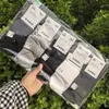 Calcetín Century Modal para Hombre y Mujer de Media Caña Malla Color Sólido Sensación de Hielo Cómodo 26 Nuevo Modelo Primavera/Verano