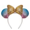 Faixa de Cabelo de Rede com Laço de Lantejoulas do Mickey Acessório para Cabelo Adequado para Parques de Diversão Festivais Festas, Popular Online, Atacado