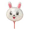 Balão de filme de alumínio de 18 polegadas desenho animado urso marrom pato Sally coelho CONI fruta melancia morango balão de coelho atacado