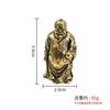 Moneda de latón, sapo dorado, adornos para té, mascota, ceremonia del té, adornos de escritorio, cigarra dorada de tres patas, yuanbao, mango antiguo