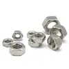 201 Negro Acero Inoxidable 304 Tuerca Hexagonal Galvanizada Tuerca Niquelada Tuerca Negra M2M3M4M5M6M8 Tapa de Tornillo