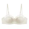 Ropa Interior Sexy de Verano para Mujer Conjunto de Lencería de Encaje con Retazos de Satén Delgado Estilo Francés para Busto Grande para que Parezca Más Pequeño Conjunto de Sujetador Anticaída