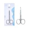 Tijeras de belleza LMLTOP de acero inoxidable con cabeza redonda para cejas, cortapelos y piel muerta, SY1025