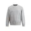 Sudadera Básica de Punto Tipo Polar con Cuello Redondo para Hombre SANHOMME, Estilo Americano Moderna Holgada Camiseta Base 61875